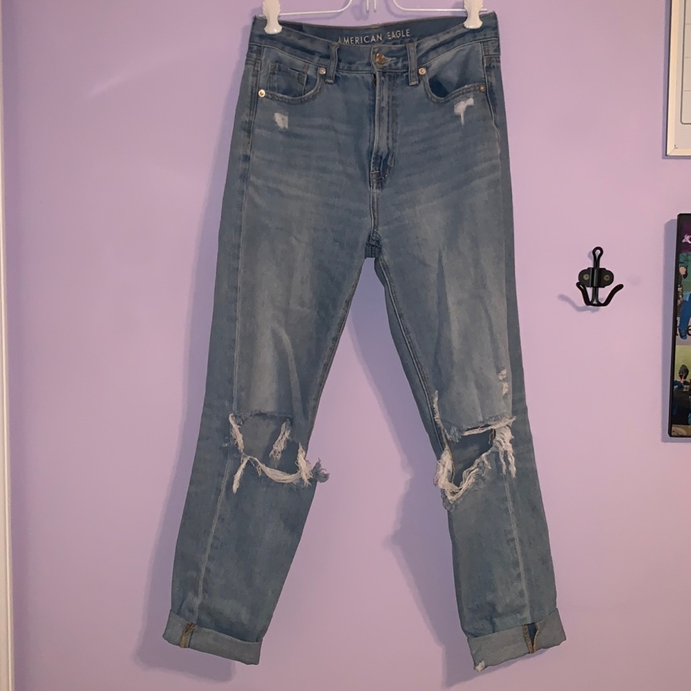 AE mom jeans